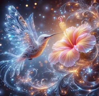 Diamond Painting Kolibri